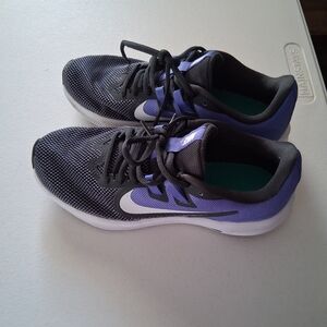 Nike Women's Black and Purple Running Shoes
